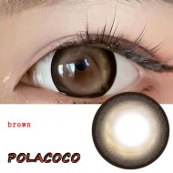 B-POLACOCO BROWN COLOR SOFT CONTACT LENS (2PCS/PAIR)