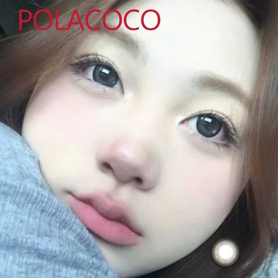 B-POLACOCO GRAY COLOR SOFT CONTACT LENS (2PCS/PAIR)