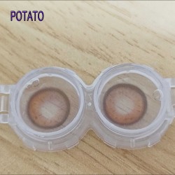 B-POTATO BROWN COLOR SOFT CONTACT LENS (2PCS/PAIR)