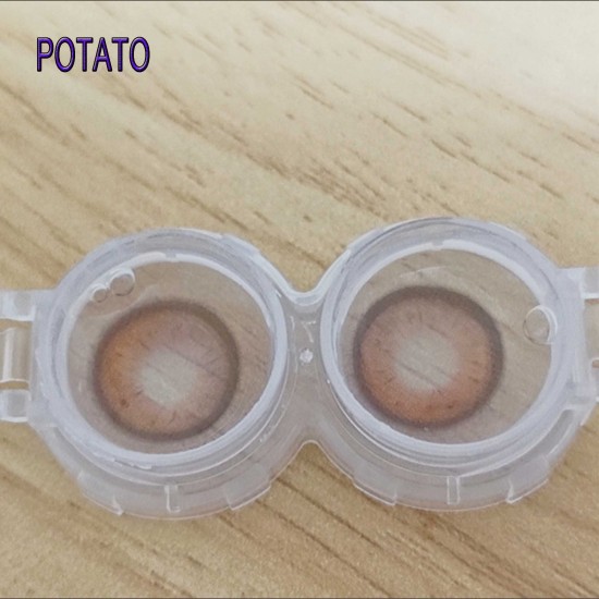 B-POTATO BROWN COLOR SOFT CONTACT LENS (2PCS/PAIR)
