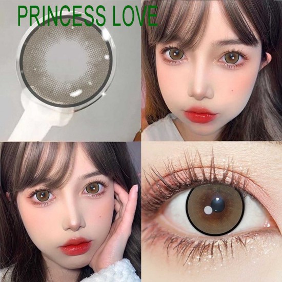 A-PRINCESS LOVE BROWN COLOR CONTACT LENS (2PCS/PAIR) A-PRINCESS LOVE BROWN COLOR CONTACT LENS (2PCS/PAIR)