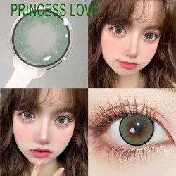 A-PRINCESS LOVE GREEN COLOR CONTACT LENS (2PCS/PAIR)