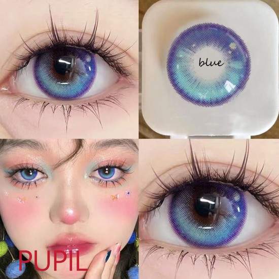 A-PUPIL BLUE COLOR CONTACT LENS (2PCS/PAIR) A-PUPIL BLUE COLOR CONTACT LENS (2PCS/PAIR)