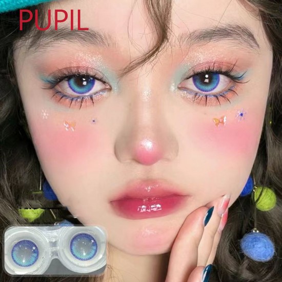 A-PUPIL BLUE COLOR CONTACT LENS (2PCS/PAIR) A-PUPIL BLUE COLOR CONTACT LENS (2PCS/PAIR)