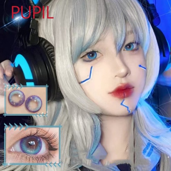 A-PUPIL BLUE COLOR CONTACT LENS (2PCS/PAIR) A-PUPIL BLUE COLOR CONTACT LENS (2PCS/PAIR)
