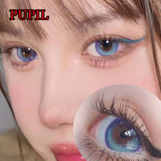 A-PUPIL BLUE COLOR CONTACT LENS (2PCS/PAIR) A-PUPIL BLUE COLOR CONTACT LENS (2PCS/PAIR)