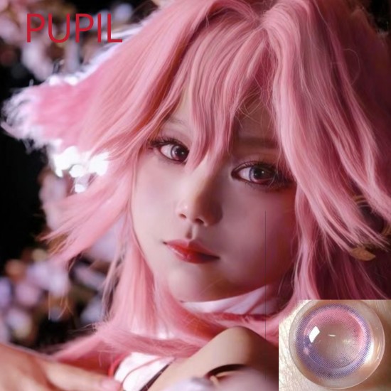 A-PUPIL PINK COLOR CONTACT LENS (2PCS/PAIR) A-PUPIL PINK COLOR CONTACT LENS (2PCS/PAIR)