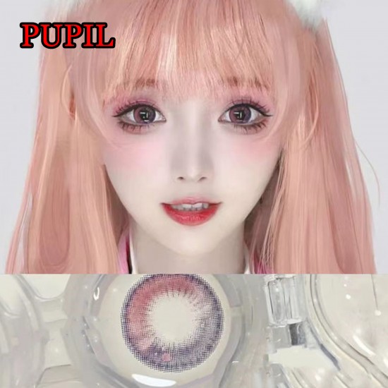 A-PUPIL PINK COLOR CONTACT LENS (2PCS/PAIR) A-PUPIL PINK COLOR CONTACT LENS (2PCS/PAIR)