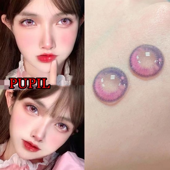 A-PUPIL PINK COLOR CONTACT LENS (2PCS/PAIR) A-PUPIL PINK COLOR CONTACT LENS (2PCS/PAIR)