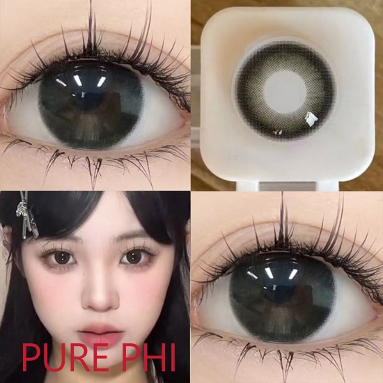B-PURE PHI BLACK COLOR CONTACT LENS (2PCS/PAIR) B-PURE PHI BLACK COLOR CONTACT LENS (2PCS/PAIR)