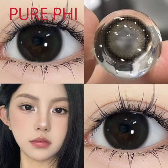 B-PURE PHI BLACK COLOR CONTACT LENS (2PCS/PAIR) B-PURE PHI BLACK COLOR CONTACT LENS (2PCS/PAIR)
