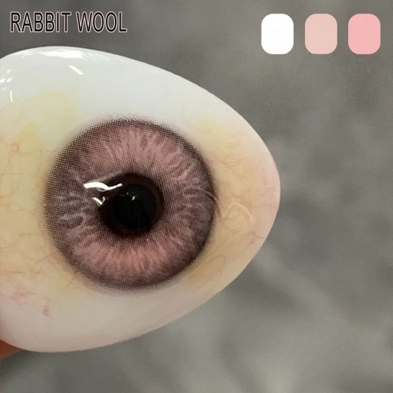 A-RABBIT WOOL PINK COLOR SOFT CONTACT LENS (2PCS/PAIR)