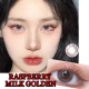 B-RASBERRY MILKGOLDEN GLITTER COLOR CONTACT LENS (2PCS/PAIR)