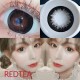 B-REDTEA BLACK COLOR SOFT CONTACT LENS (2PCS/PAIR)