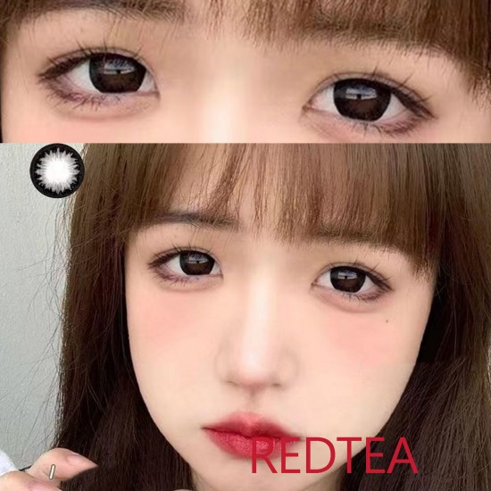 B-REDTEA BLACK COLOR SOFT CONTACT LENS (2PCS/PAIR)