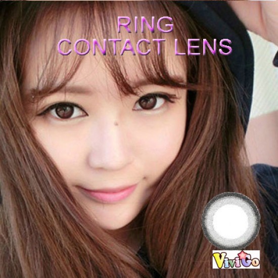 B-RING  BLACK COLOR SOFT CONTACT LENS  (3PCS/PAIR)