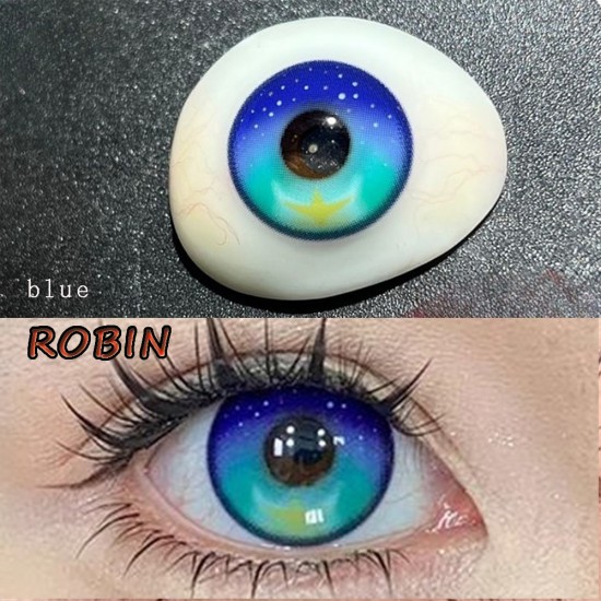 B-ROBIN BLUE COLOR SOFT CONTACT LENS (2PCS/PAIR) B-ROBIN BLUE COLOR SOFT CONTACT LENS (2PCS/PAIR)