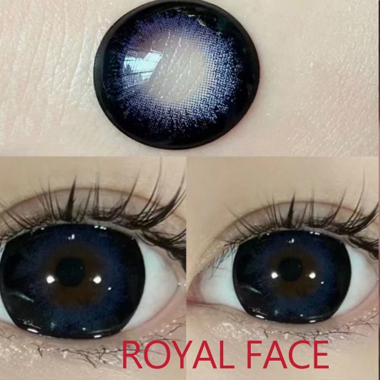 B-ROYAL FACE BLUE COLOR SOFT CONTACT LENS (2PCS/PAIR)