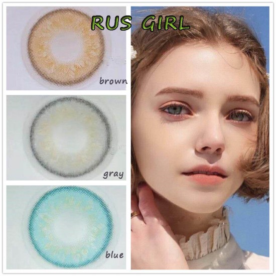 B-RUS GIRL BLUE COLOR CONTACT LENS (2PCS/PAIR)