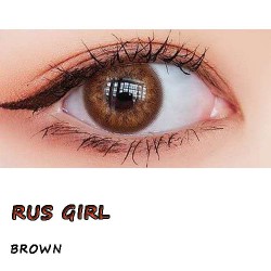 B-RUS GIRL BROWN COLOR CONTACT LENS (2PCS/PAIR)