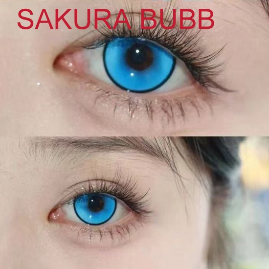 A-SAKURA BUBB BLUE COLOR SOFT CONTACT LENS (2PCS/PAIR) A-SAKURA BUBB BLUE COLOR SOFT CONTACT LENS (2PCS/PAIR)