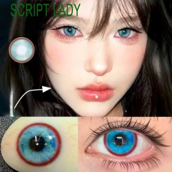 B-SCRIPT LADY BLUE COLOR SOFT CONTACT LENS (2PCS/PAIR)