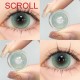 B-SCROLL LIGHT GREEN COLOR SOFT CONTACT LENS (2PCS/PAIR)