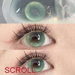 B-SCROLL LIGHT GREEN COLOR SOFT CONTACT LENS (2PCS/PAIR)