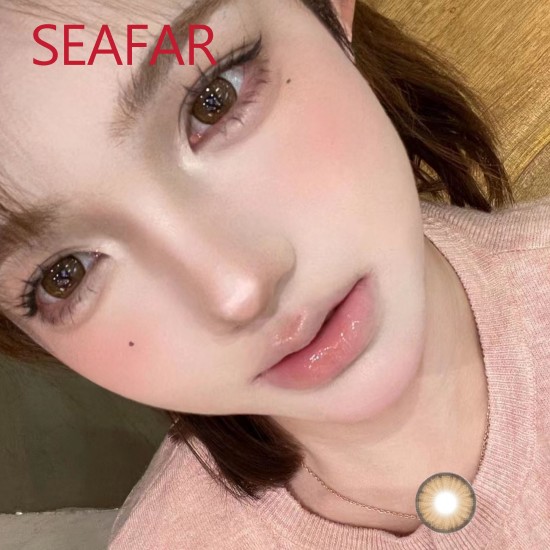 B-SEAFAR ORANGE COLOR SOFT CONTACT LENS (2PCS/PAIR)