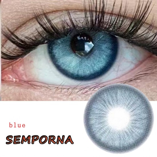 B-SEMPORNA BLUE COLOR CONTACT LENSES  (2PCS/PAIR)