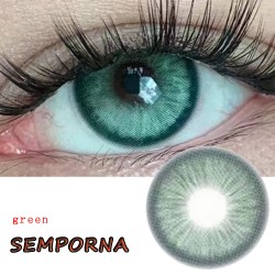 B-SEMPORNA GREEN COLOR CONTACT LENSES  (2PCS/PAIR)