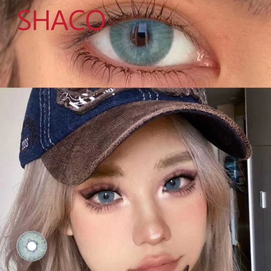 B-SHACO BLUE COLOR SOFT CONTACT LENS (2PCS/PAIR)