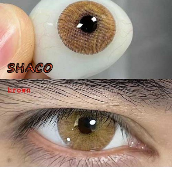 B-SHACO BROWN COLOR SOFT CONTACT LENS (2PCS/PAIR) B-SHACO BROWN COLOR SOFT CONTACT LENS (2PCS/PAIR)