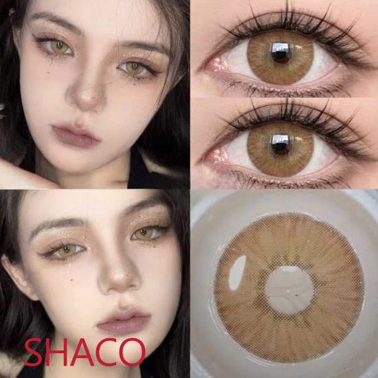 B-SHACO BROWN COLOR SOFT CONTACT LENS (2PCS/PAIR) B-SHACO BROWN COLOR SOFT CONTACT LENS (2PCS/PAIR)