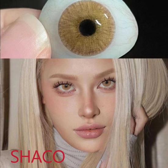 B-SHACO BROWN COLOR SOFT CONTACT LENS (2PCS/PAIR)