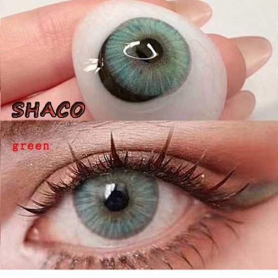 B-SHACO GREEN COLOR SOFT CONTACT LENS (2PCS/PAIR) B-SHACO GREEN COLOR SOFT CONTACT LENS (2PCS/PAIR)
