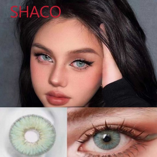 B-SHACO GREEN COLOR SOFT CONTACT LENS (2PCS/PAIR)