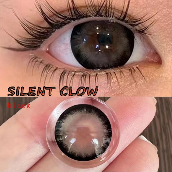 B-SILENT CLOW BLACK COLOR SOFT CONTACT LENS (2PCS/PAIR)