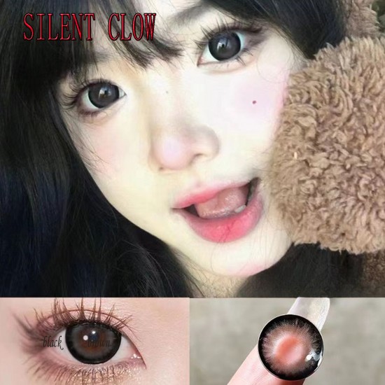 B-SILENT CLOW BLACK COLOR SOFT CONTACT LENS (2PCS/PAIR)