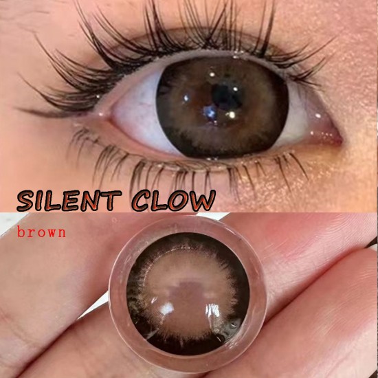 B-SILENT CLOW BROWN COLOR SOFT CONTACT LENS (2PCS/PAIR)