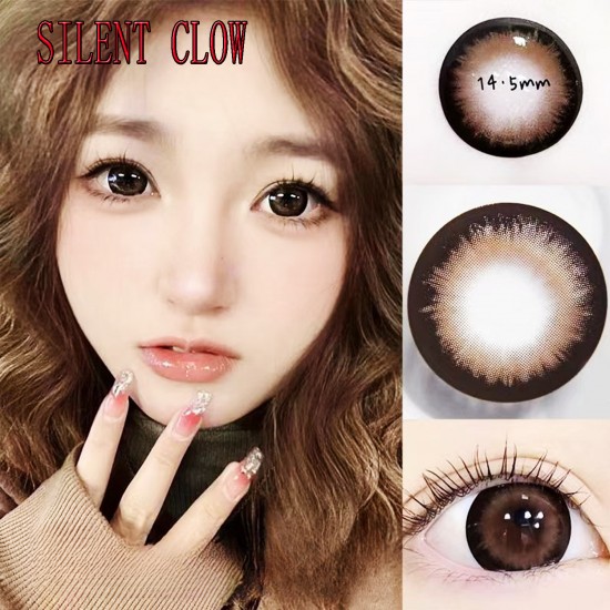 B-SILENT CLOW BROWN COLOR SOFT CONTACT LENS (2PCS/PAIR) B-SILENT CLOW BROWN COLOR SOFT CONTACT LENS (2PCS/PAIR)
