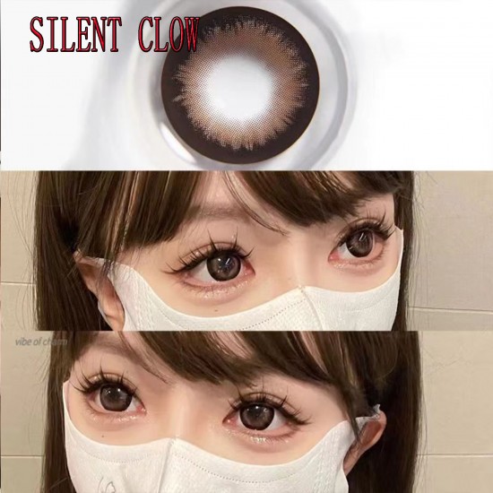 B-SILENT CLOW BROWN COLOR SOFT CONTACT LENS (2PCS/PAIR) B-SILENT CLOW BROWN COLOR SOFT CONTACT LENS (2PCS/PAIR)
