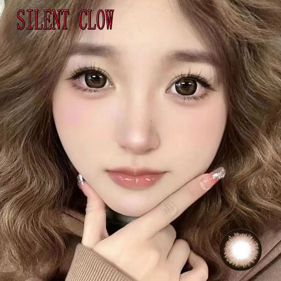 B-SILENT CLOW BROWN COLOR SOFT CONTACT LENS (2PCS/PAIR)