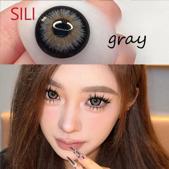 B-SILI GRAY COLOR SOFT CONTACT LENS (2PCS/PAIR)