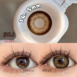 B-SILI KHAKI COLOR SOFT CONTACT LENS (2PCS/PAIR)