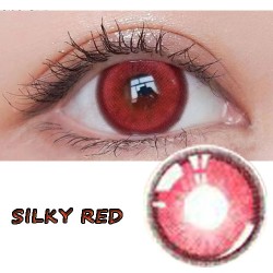 B-SILKY RED COSPLAY COLOR CONTACT LENS  (2PCS/PAIR)