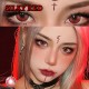 B-SILKY RED COSPLAY COLOR CONTACT LENS  (2PCS/PAIR)