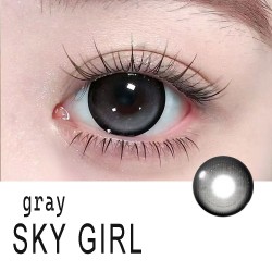B-SKY GIRL GRAY COLOR SOFT CONTACT LENS (2PCS/PAIR)