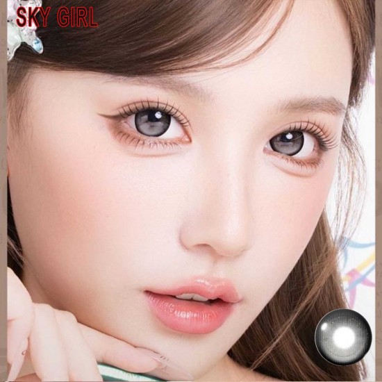 B-SKY GIRL GRAY COLOR SOFT CONTACT LENS (2PCS/PAIR)