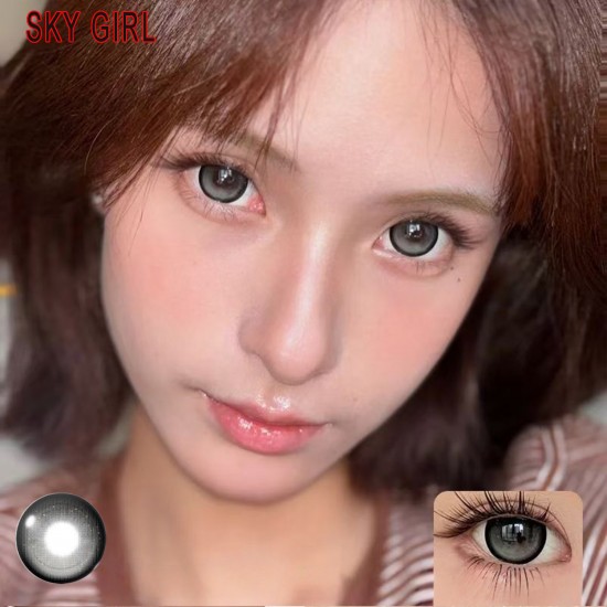 B-SKY GIRL GRAY COLOR SOFT CONTACT LENS (2PCS/PAIR)